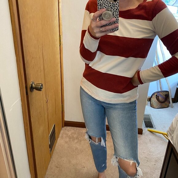 Eddie Bauer Rugby Striped Knit Top - Picture 4 of 12